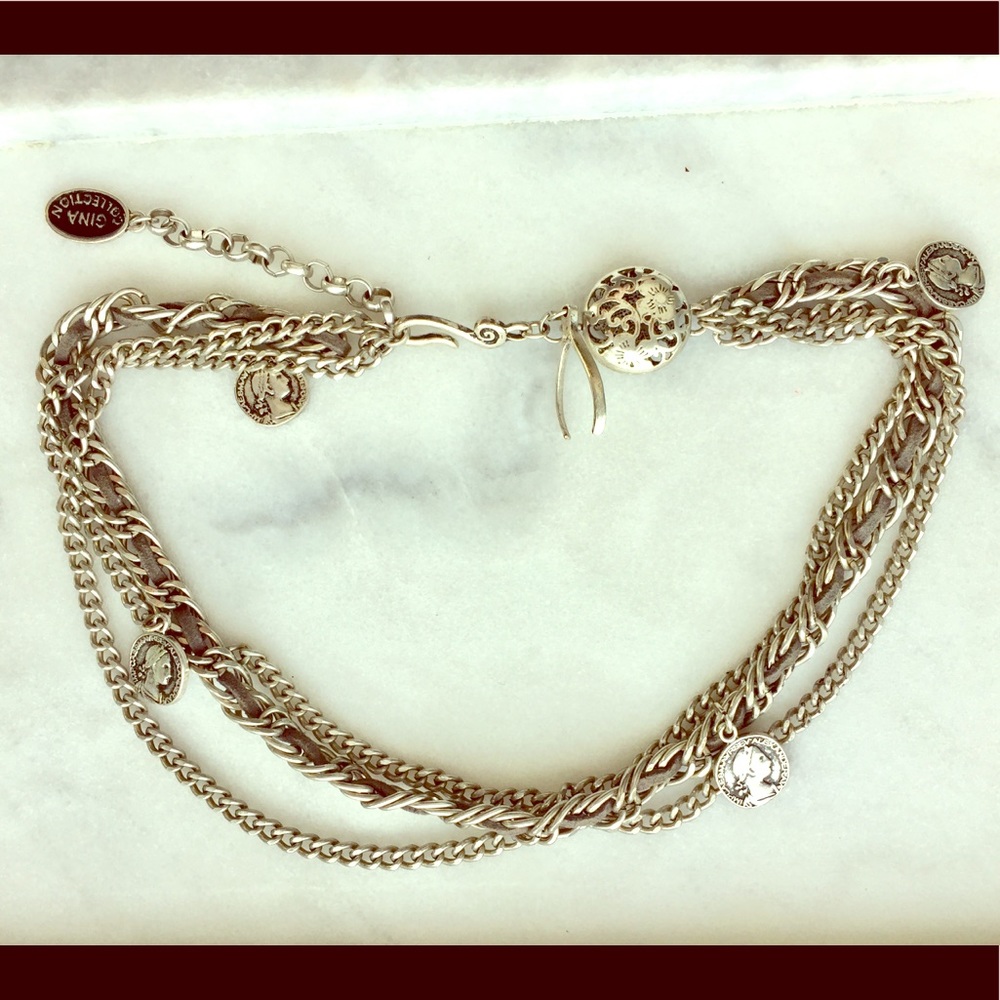 💄Gina Collection Grecian Wishbone Necklace💄